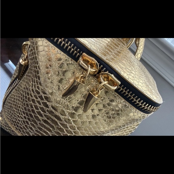 Gold Giuseppe Zanotti Textured Women\'s Bag main image 4